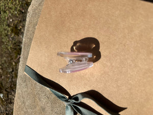 Collage Soup Strawberry Sparkle Clip – Glittery Red Resin Journal Clip (2”)