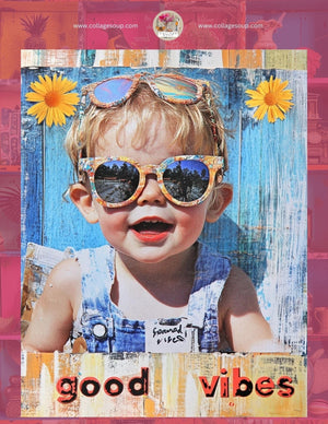 Collage Soup Summer Good Vibes (eBook) FREE Download with Bold, Colorful Summer Imagery – 4 Pages FREE Special Edition