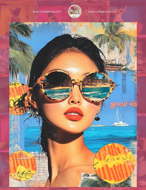 Collage Soup Summer Good Vibes (eBook) FREE Download with Bold, Colorful Summer Imagery – 4 Pages FREE Special Edition
