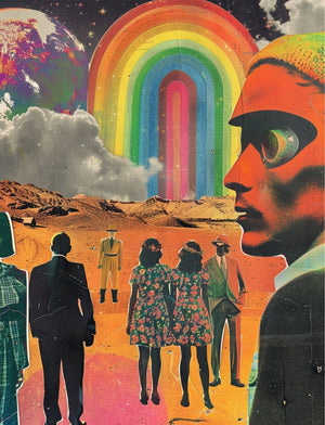 Collage Soup Sunshine, Rainbows & Lollipops – A Whimsical 80-Page Printable Collage eBook