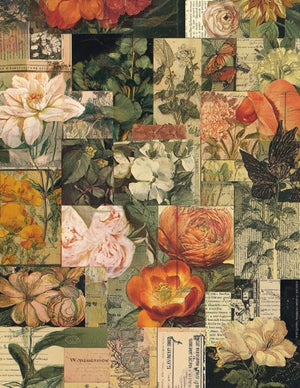 Collage Soup The Collagist’s Way | eBook | Fancy collage papers, scrollwork textures, artistic journaling pages