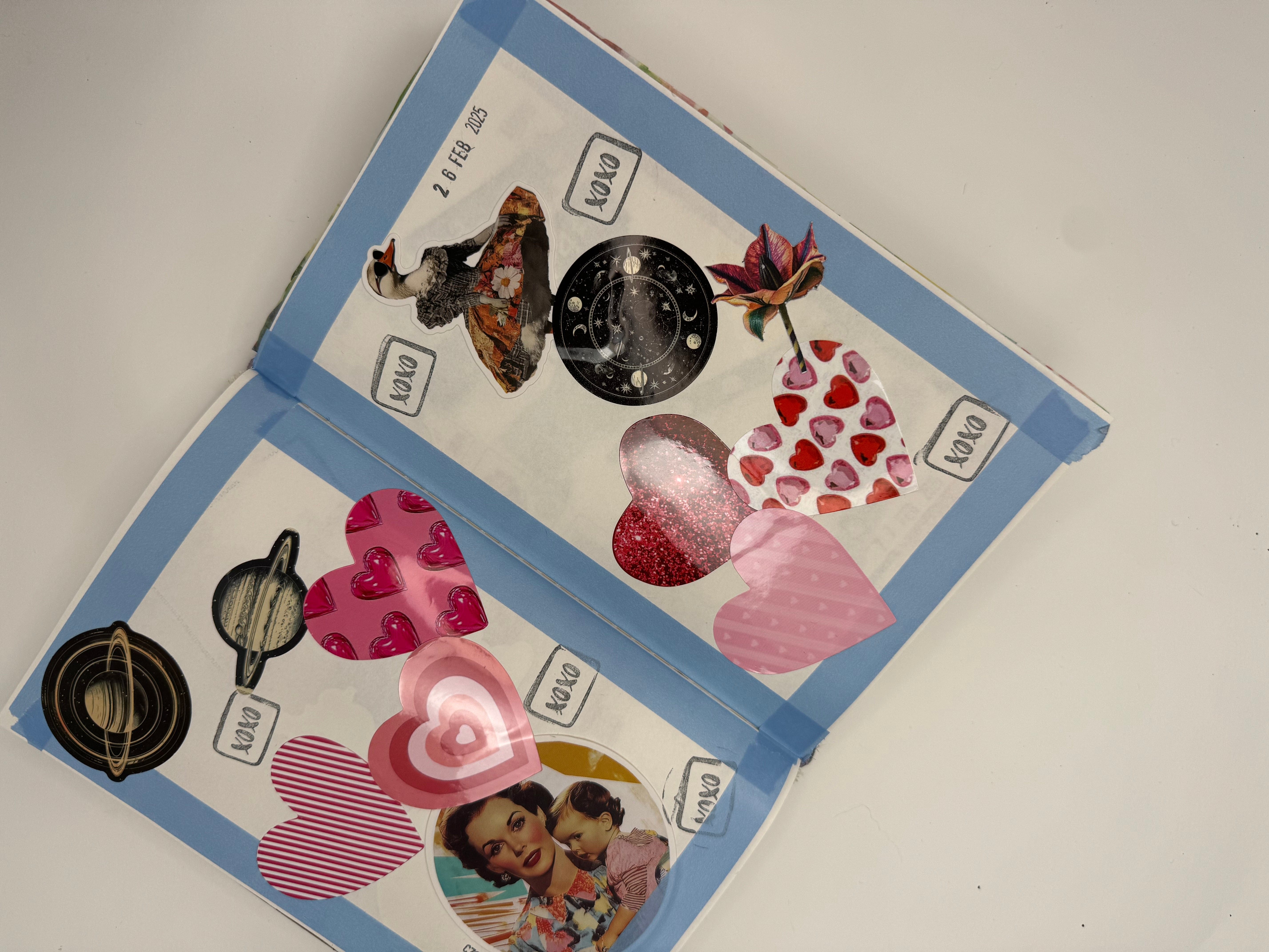 Collage Soup The Original Chonky Bites - Quirky Die-Cut Paper Designs on 300 lb Paper for Collages, Journals & Paper Crafts - 12 Premium Designs