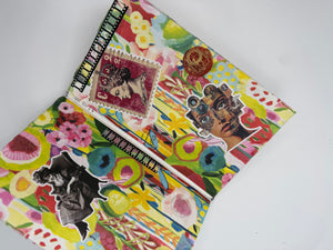 Collage Soup The Original Chonky Bites - Quirky Die-Cut Paper Designs on 300 lb Paper for Collages, Journals & Paper Crafts - 12 Premium Designs