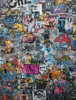 Collage Soup The Street Oracle (Paperback) – 100 Pages: Urban Tarot-Inspired Collage Sheets with Graffiti, Flash Art & Symbolic Imagery