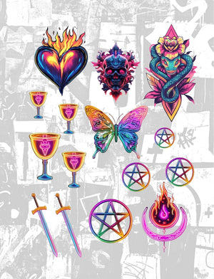 Collage Soup The Street Oracle (Paperback) – 100 Pages: Urban Tarot-Inspired Collage Sheets with Graffiti, Flash Art & Symbolic Imagery