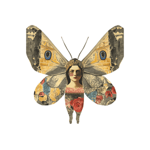 Collage Soup The Three Dunces – Chunky 300 lb Paper Bites for Junk Journals & Mixed Media (24 pcs)