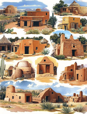 Collage Soup Threads Of The Ancients | Paperback | Indigenous-inspired collage papers for journals & mixed media