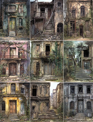 Collage Soup Trace Elements – Paperback | 80+ Pages of Decayed Architecture & Textures for Collage & Journals