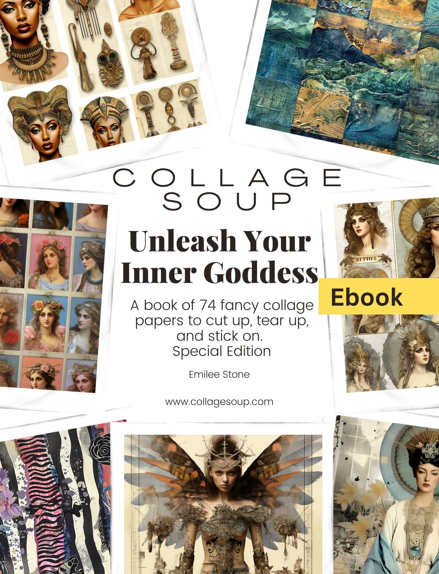 Collage Soup Unleash Your Inner Goddess - EBook