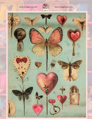 Collage Soup Vintage Valentine | eBook