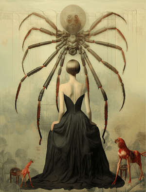 Collage Soup Webbed and Bugged – A 110+ Page Collage Book of Spiders, Bugs & Nature Art