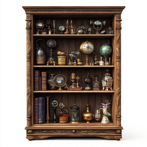 Collage Soup Where the Curious Go: A soulful collection of antique photos, figurines, and layered mystery – 90 Pages