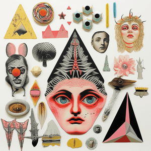 Collage Soup Wondrous Widgets: A 110+ Page Collage Book of Whimsical Shapes