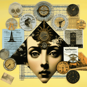 Collage Soup Wondrous Widgets: A 110+ Page Collage Book of Whimsical Shapes