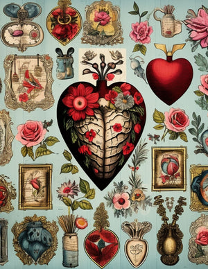 Collage Soup Wondrous Widgets | eBook | Graphic shapes, odd bits & widgets for mixed media collage