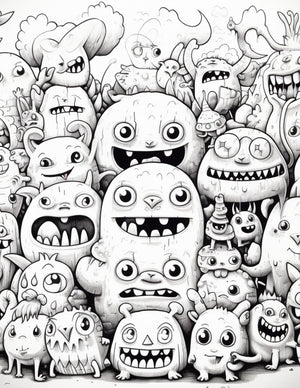 Collage Soup Zephyrlandia: Printable (eBook) Fantasy Creatures for Coloring, Collage & Art Journals – 45 Pages