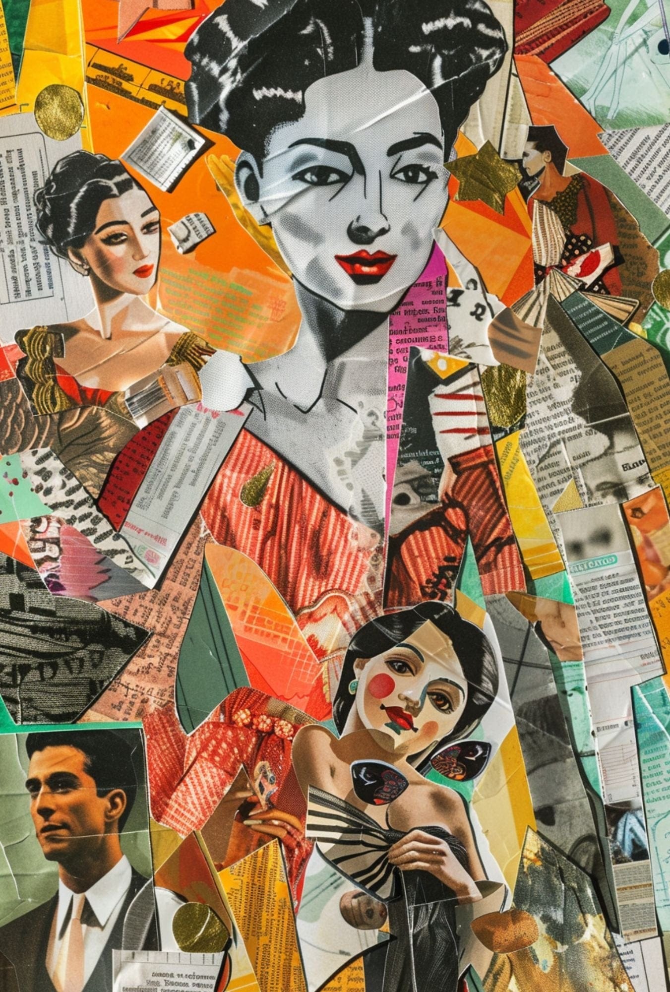 トールペイント作品　COLLAGE A Little Bit Of This & That (Paperback) Playful and Vibrant