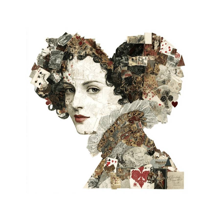 Collage Soup Alice’s Adventures in Wonderland Digi-Bites | Digital Download | Digital Die Cuts for Collage, Journaling, Mixed Media