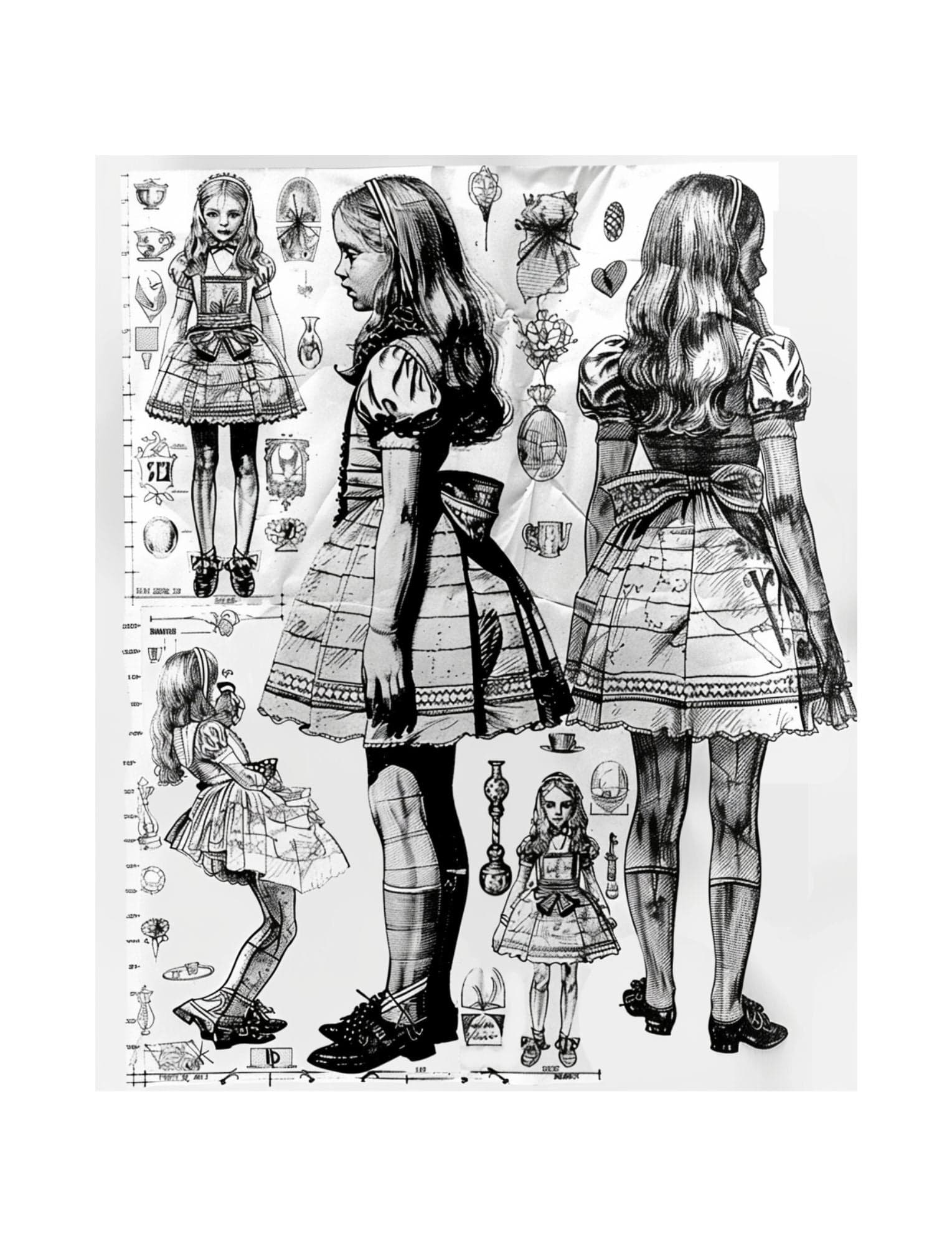 Collage Soup All Hale The Fairy Tale – Alice’s Version (eBook) Modern Wonderland Collage Art – 70+ Pages