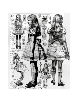 Collage Soup All Hale The Fairy Tale – Alice’s Version (eBook) Modern Wonderland Collage Art – 70+ Pages