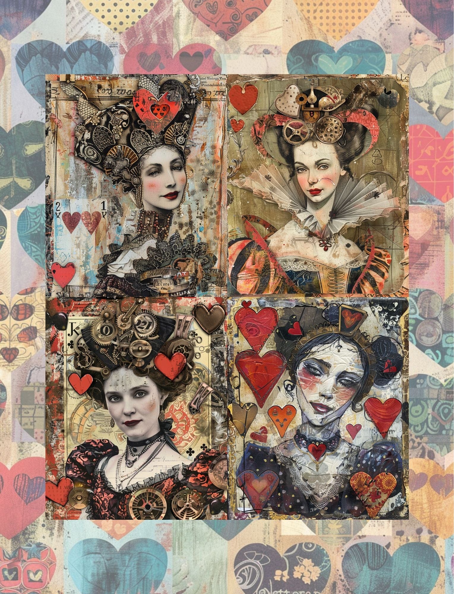Collage Soup All Hale The Fairy Tale – Alice’s Version (eBook) Modern Wonderland Collage Art – 70+ Pages