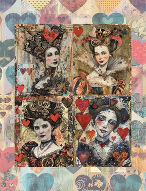 Collage Soup All Hale The Fairy Tale – Alice’s Version (eBook) Modern Wonderland Collage Art – 70+ Pages