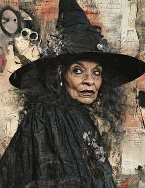 Collage Soup All Hallows Eve (Paperback) | 71 Pages of Elegant Halloween Collage Papers for Art Journals & Mixed Media