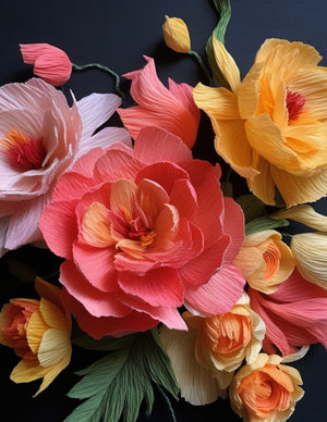 Collage Soup Bloomed & Bemused – eBook | 80 Pages of Faces, Flowers & Fancy Collage Papers for Journals & Mixed Media