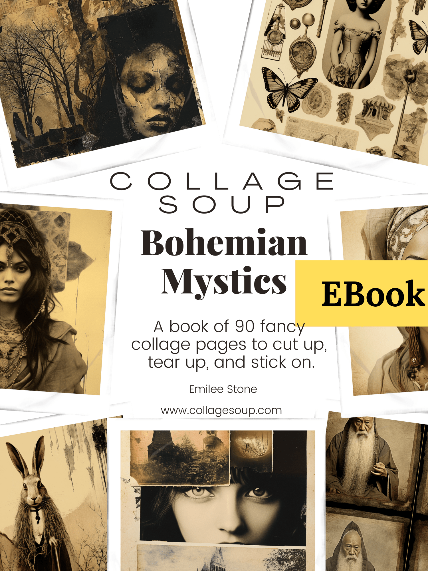 Collage Soup Bohemian Mystics - EBook (Digital Download - Not a paperback)