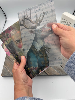 Collage Soup Bougie Holiday Vellum Pack | 25 Luxe Designs × 2 | 5x7 Premium Translucent Paper