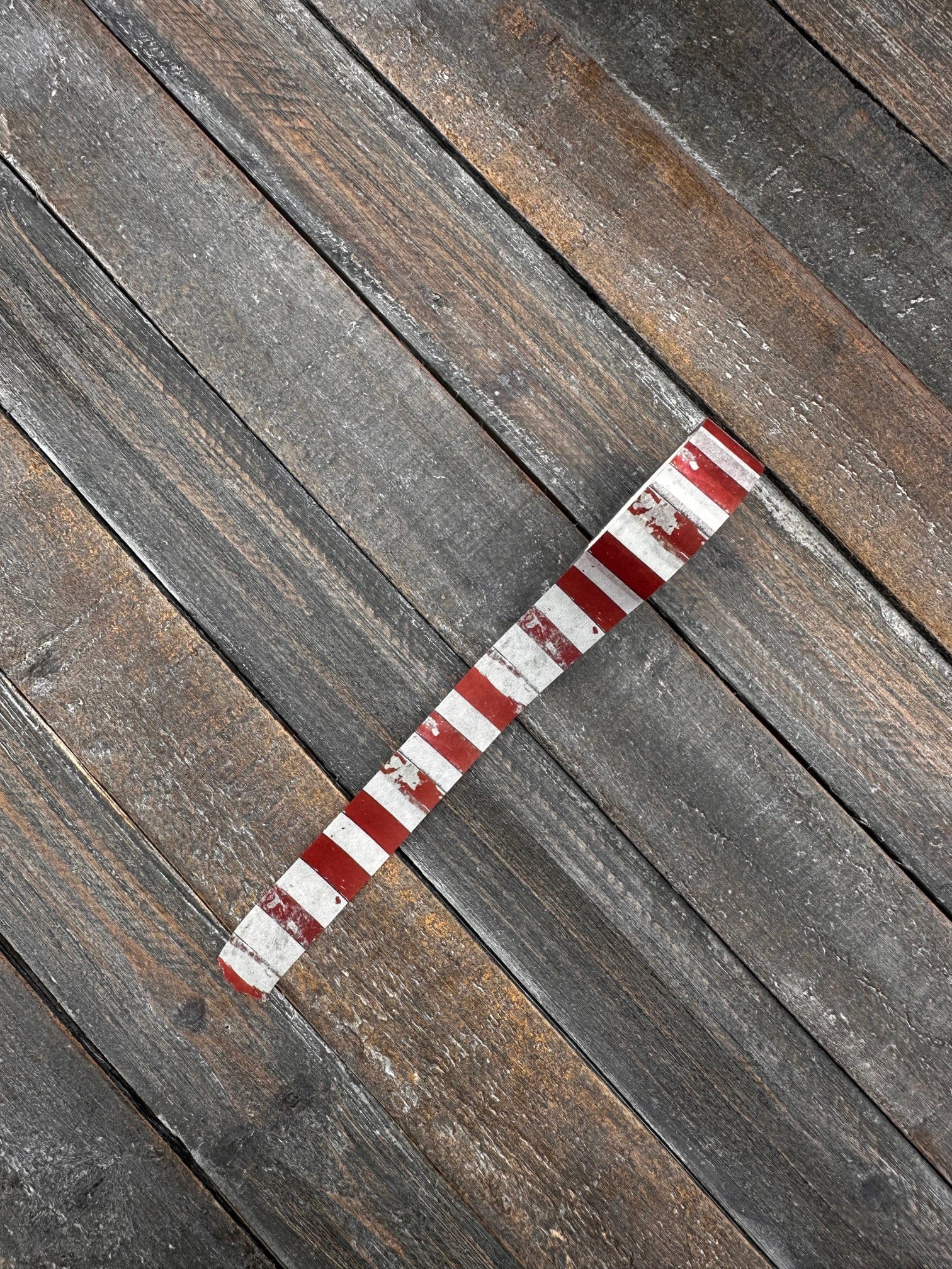 Collage Soup Candy Cane Remix Washi Tape | Vintage Christmas Stripes for Collage & Journaling