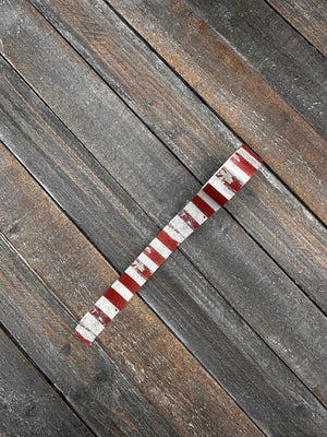 Collage Soup Candy Cane Remix Washi Tape | Vintage Christmas Stripes for Collage & Journaling