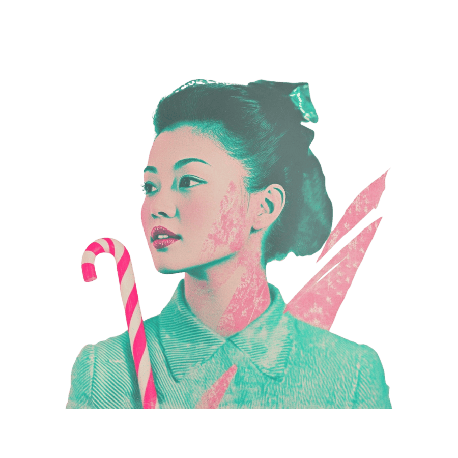 Collage Soup Christmas Crew Digi-Bites | Digital Download | Digital Die Cuts for Collage, Journaling, Mixed Media