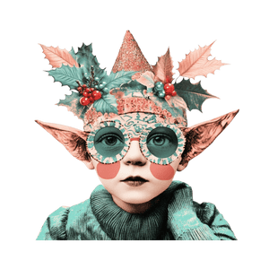 Collage Soup Christmas Crew Digi-Bites | Digital Download | Digital Die Cuts for Collage, Journaling, Mixed Media