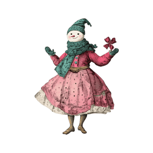 Collage Soup Christmas Crew Digi-Bites | Digital Download | Digital Die Cuts for Collage, Journaling, Mixed Media