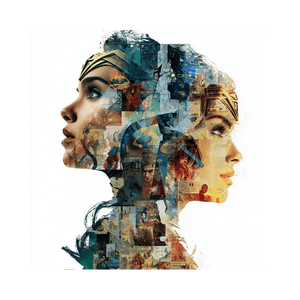 Collage Soup Creative Heroine II Friends Digi-Bites | Digital Download | Digital Die Cuts for Collage, Journaling, Mixed Media