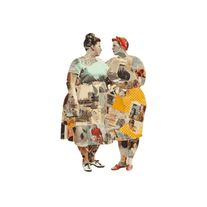 Collage Soup Creative Heroine II Friends Paper Bites | Die Cuts | Premium Pieces for Collage, Journaling, Mixed Media