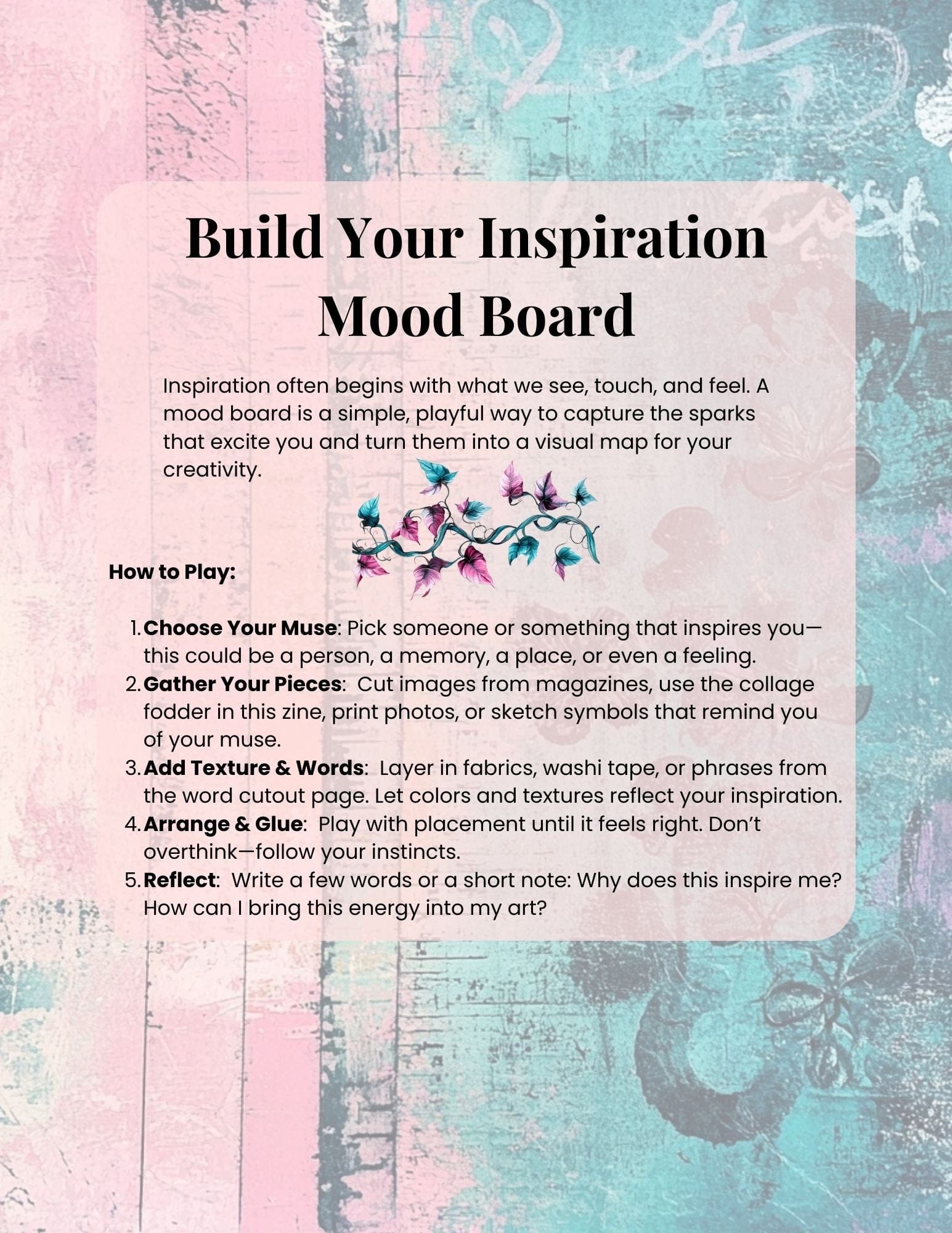 Collage Soup Creative Heroine Vol. III – Paperback | Planner, Journal & Art Zine with Prompts & Collage Pages