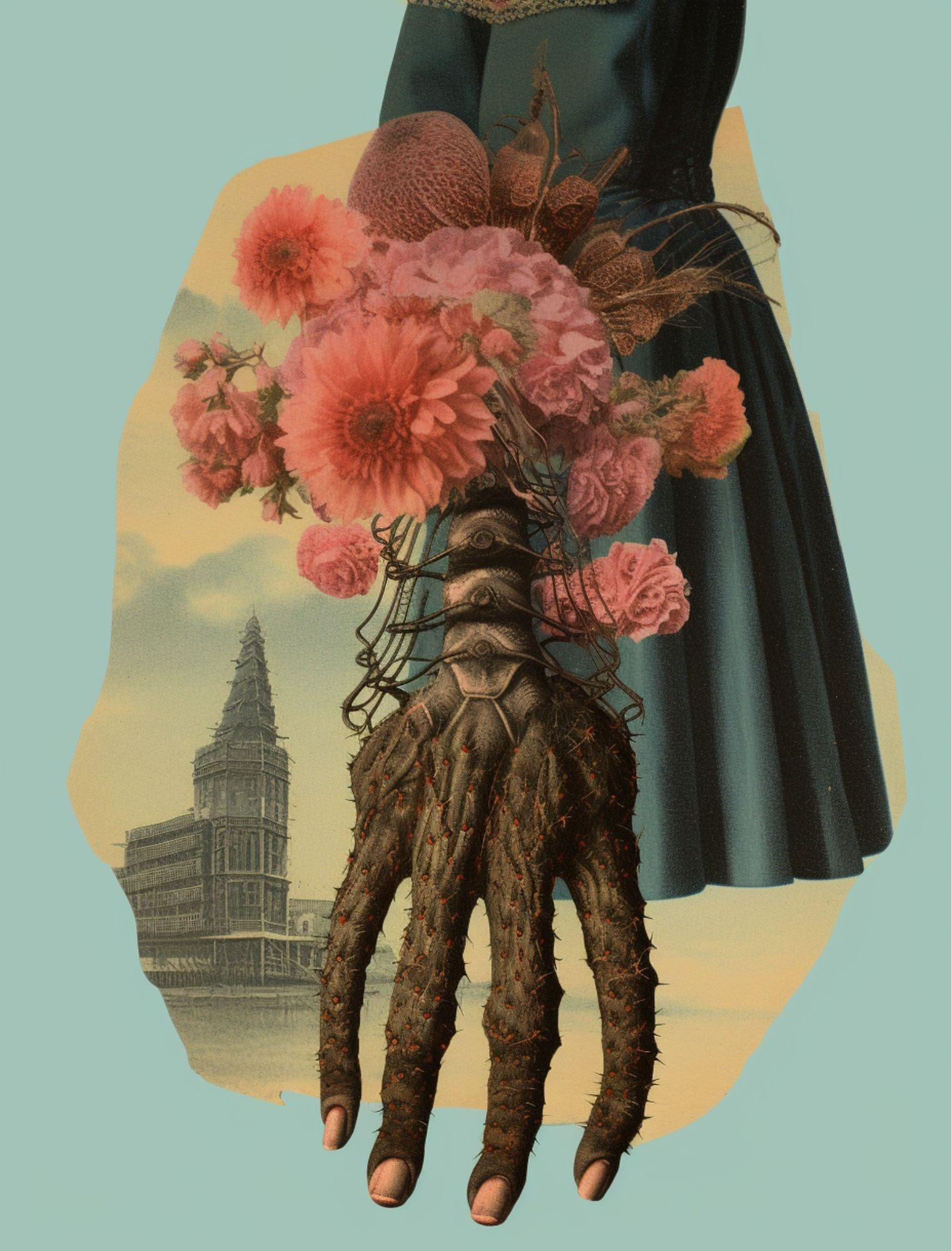 Collage Soup Creature Feature – eBook | 110+ Pages of Frightening Collage Papers for Horror Art & Journals