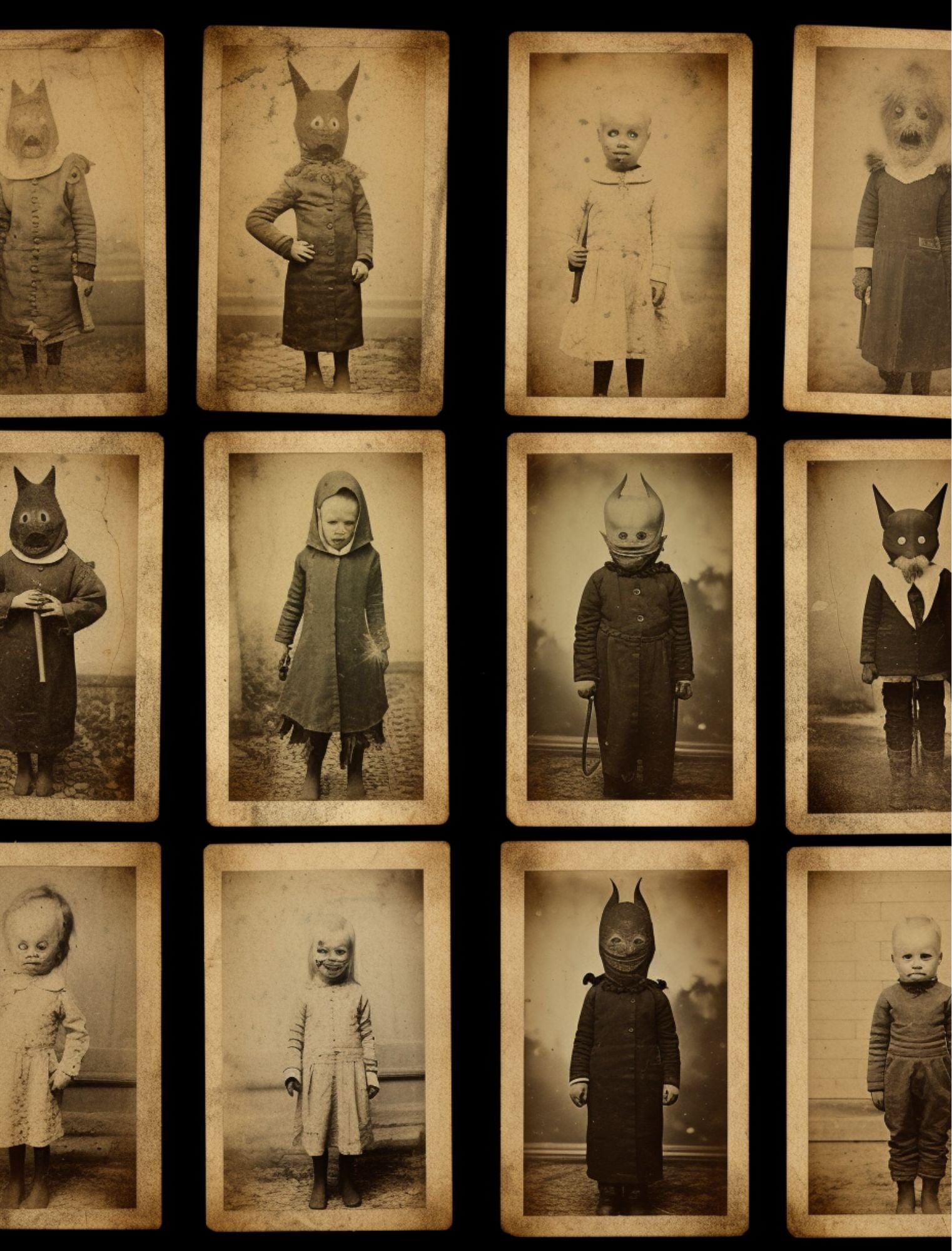 Collage Soup Creature Feature – eBook | 110+ Pages of Frightening Collage Papers for Horror Art & Journals