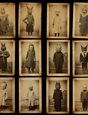 Collage Soup Creature Feature – eBook | 110+ Pages of Frightening Collage Papers for Horror Art & Journals