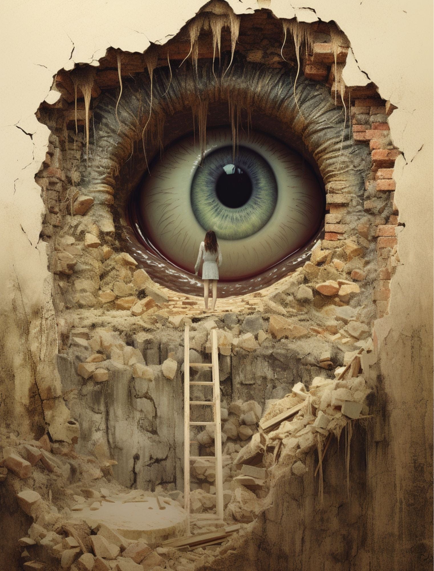 Collage Soup Creature Feature – eBook | 110+ Pages of Frightening Collage Papers for Horror Art & Journals