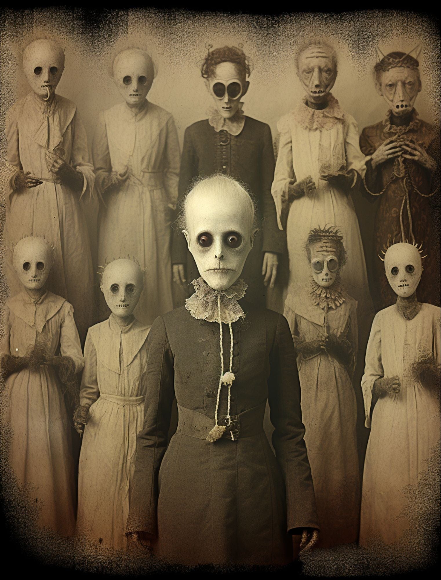 Collage Soup Creature Feature – eBook | 110+ Pages of Frightening Collage Papers for Horror Art & Journals