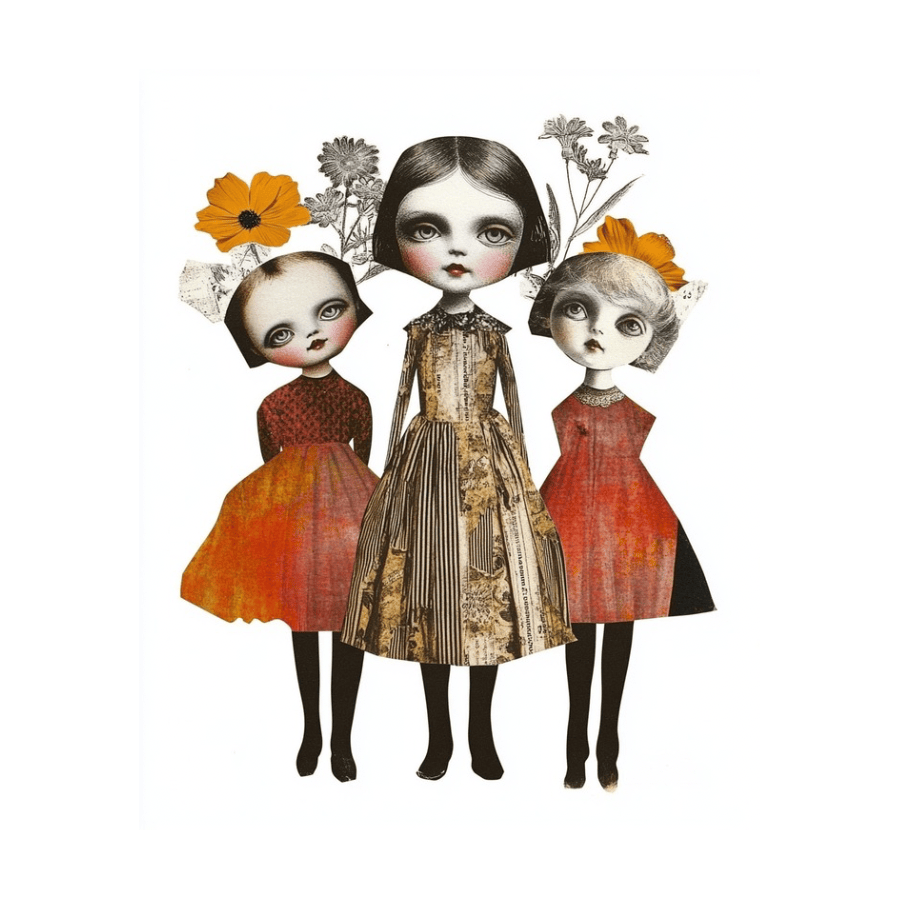 Collage Soup Curious Companions Edition | Paper Bites | Story-rich paper companions for ATCs, tags & mixed media