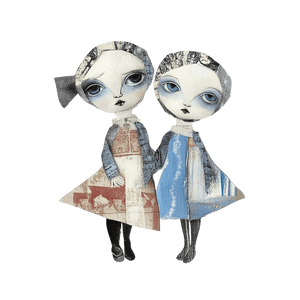 Collage Soup Curious Companions Edition | Paper Bites | Story-rich paper companions for ATCs, tags & mixed media