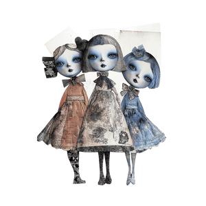 Collage Soup Curious Companions Edition | Paper Bites | Story-rich paper companions for ATCs, tags & mixed media