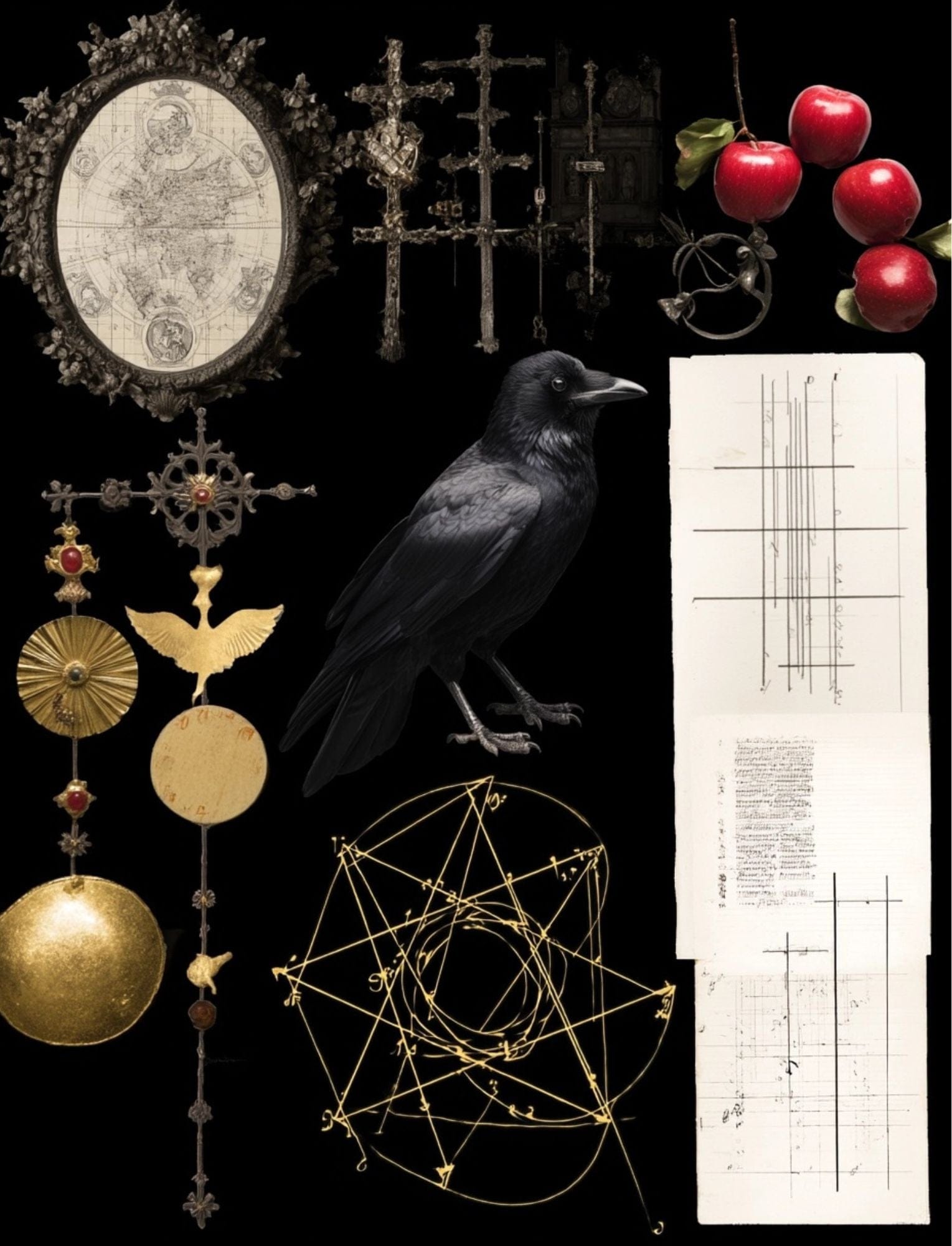 Collage Soup Dreamweavers (eBook) Printable Metaphysical Imagery for Art Journals & Oracle Projects – 101 Pages