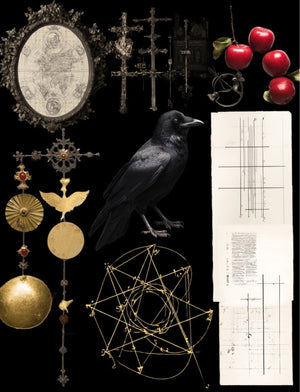 Collage Soup Dreamweavers (eBook) Printable Metaphysical Imagery for Art Journals & Oracle Projects – 101 Pages