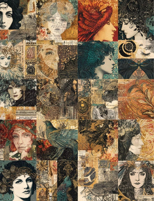 Collage Soup Dreamweavers (eBook) Printable Metaphysical Imagery for Art Journals & Oracle Projects – 101 Pages