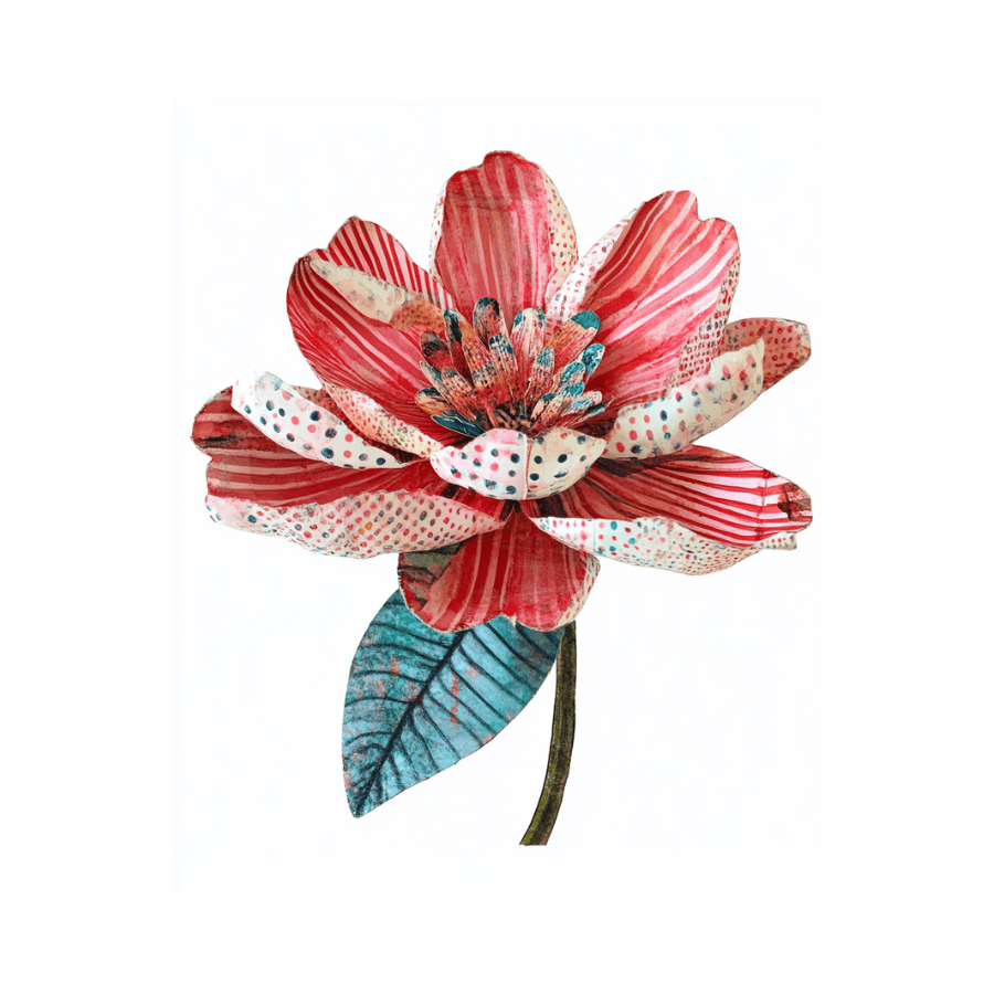 Collage Soup Floral 101 Digi-Bites | Digital Download | Digital Die Cuts for Collage, Journaling, Mixed Media